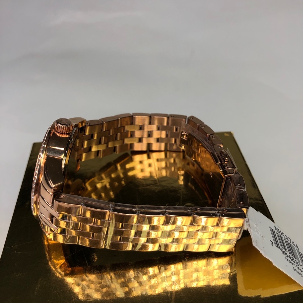 Michael Kors Ritz Rose Three-Hand Rose Gold-Tone - Picture 10 of 14